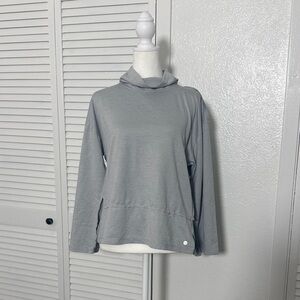 APANA Light Gray Women's Hoodie Sweater - Sz S Activewear